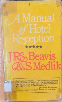 A Manual Of Hotel Reception