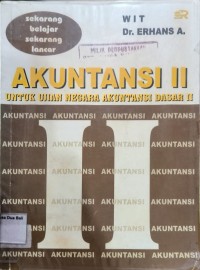 Akuntansi II Untuk Ujian Negara Akuntansi Dasar