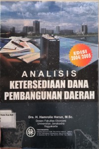 Analisis Ketersediaan Dana Pembangunan Daerah