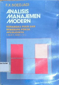 Analisis Manajemen Modern