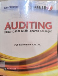 Auditing Dasar-Dasar Audit Laporan Keuangan