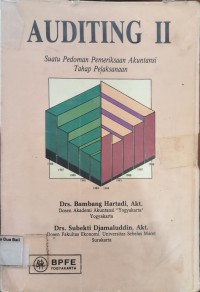 Auditing II Suatu Pedoman Pemeriksaan Akuntansi Tahap Pelaksanaan