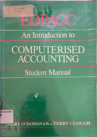 Edpacc An Introduction To Computerised Accounting Student manual