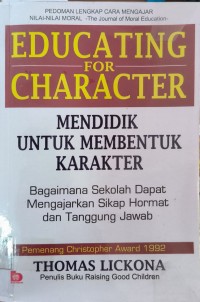 Educating For Character