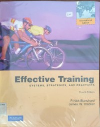 Effective Training Systems Strategies And Practices