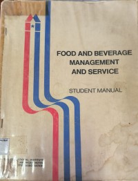 Food An Beverage Management And Service