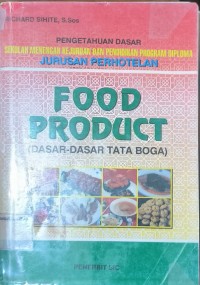 Food Product Dasar-Dasar Tata Boga