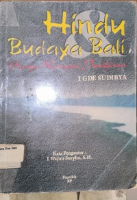 Hindu Budaya Bali