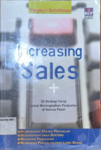 Increasing Sales