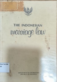 Indonesian Marriage Law, The