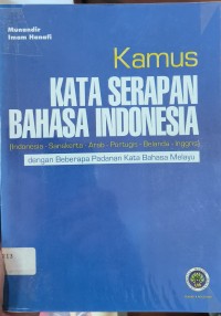 Kamus Kata Serapan Bahasa Indonesia