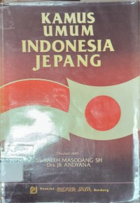 Kamus Umum Indonesia Jepang