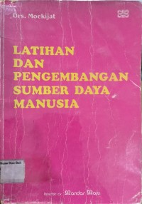 Latihan Dan Pengembangan Sumber Daya Manusia