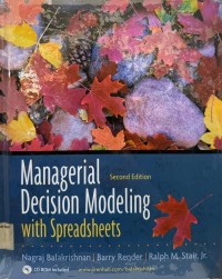 Managerial Decision Modeling With Spreadsheets