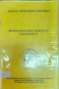 Manual Operasional Restoran Sistem Penyajian Makanan Di Restoran