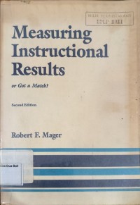 Measuring Instructional Results