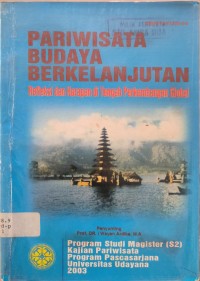 Pariwisata Budaya Berkelanjutan