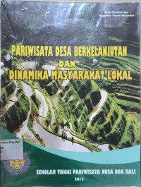 Pariwisata Desa Berkelanjutan Dan Dinamika Masyarakat Lokal