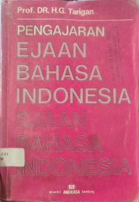 Pengajaran Ejaan Bahasa Indonesia