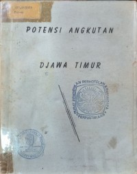 Potensi Angkutan Djawa Timur