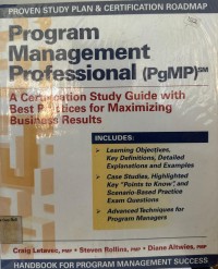 Program Management Professional (PgMP)