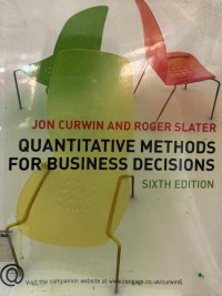 Quantitative Methods For Business Decisions