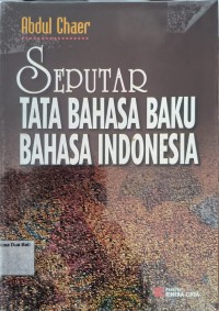 Seputar tata Bahasa Baku bahasa Indonesia