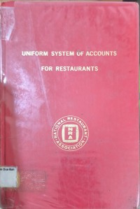 Uniform System Of Accounts For Restaurants